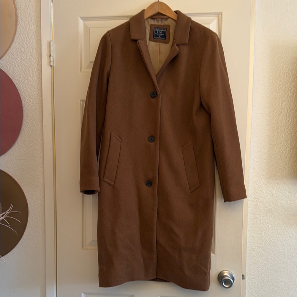 Abercrombie Brown Tan Coat